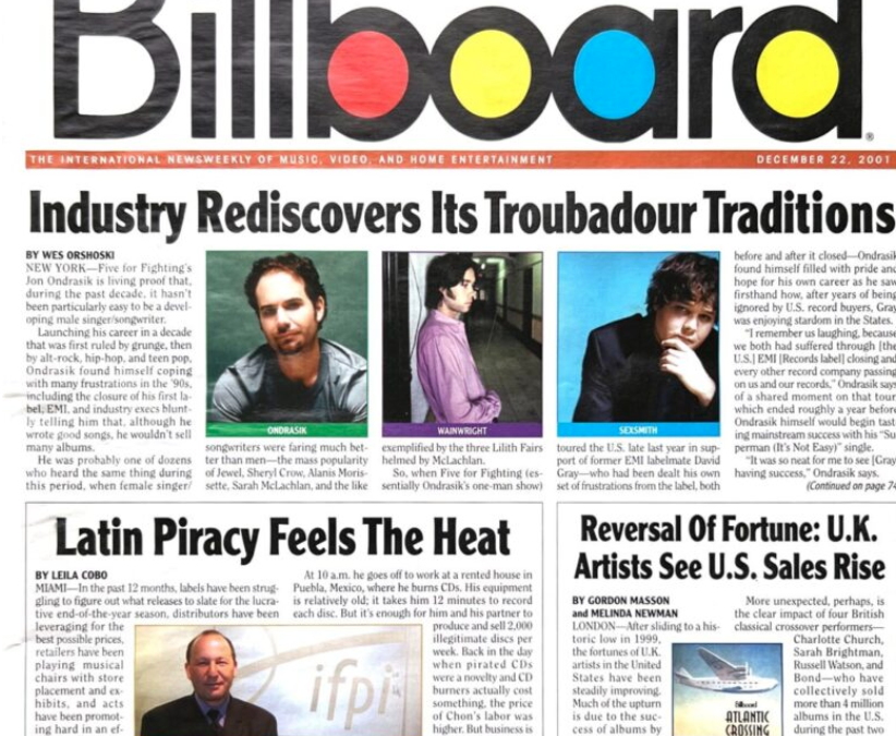 In the News: Billboard Magazine