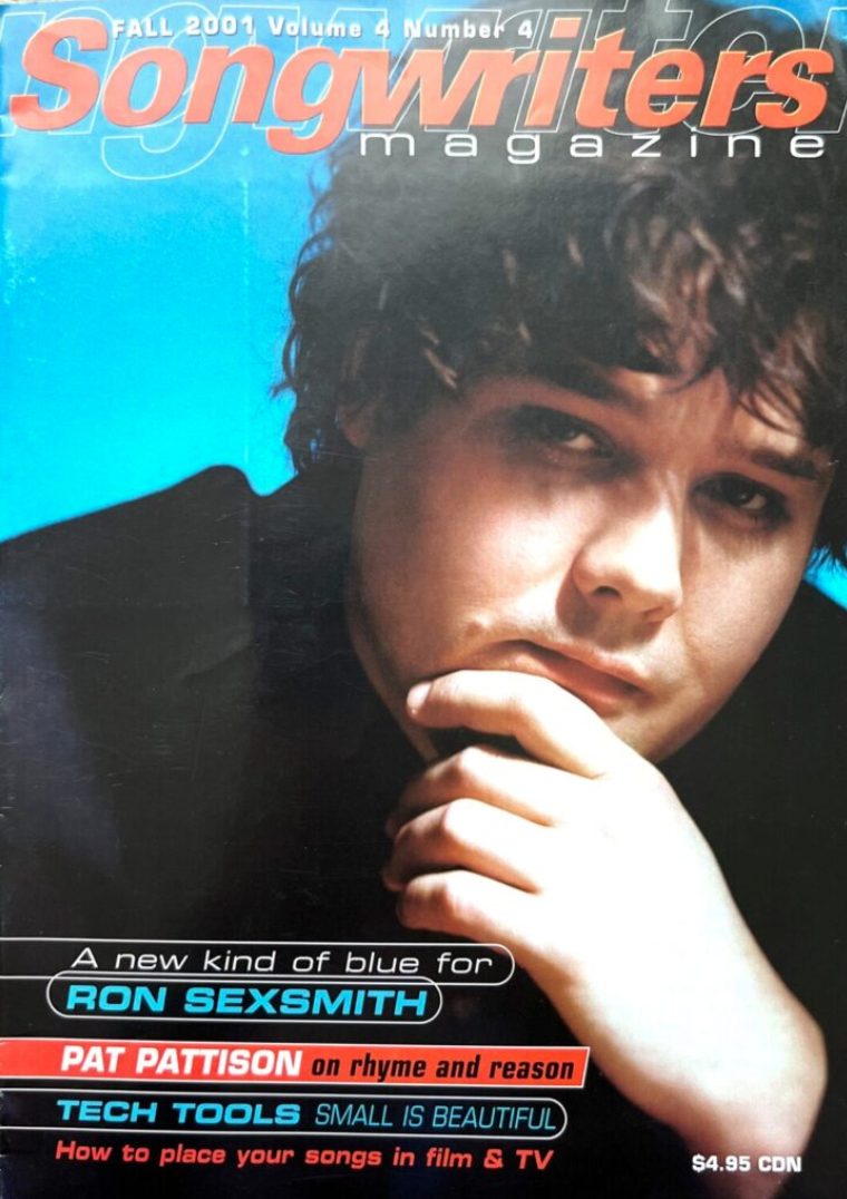 Ron Sexsmith in Songwriters Magazine 