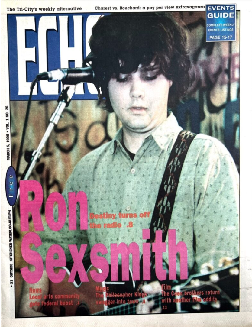 Ron Sexsmith in The Echo